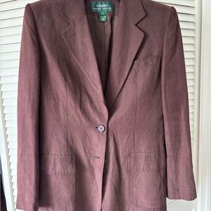 Ralph Lauren linen blazer jacket